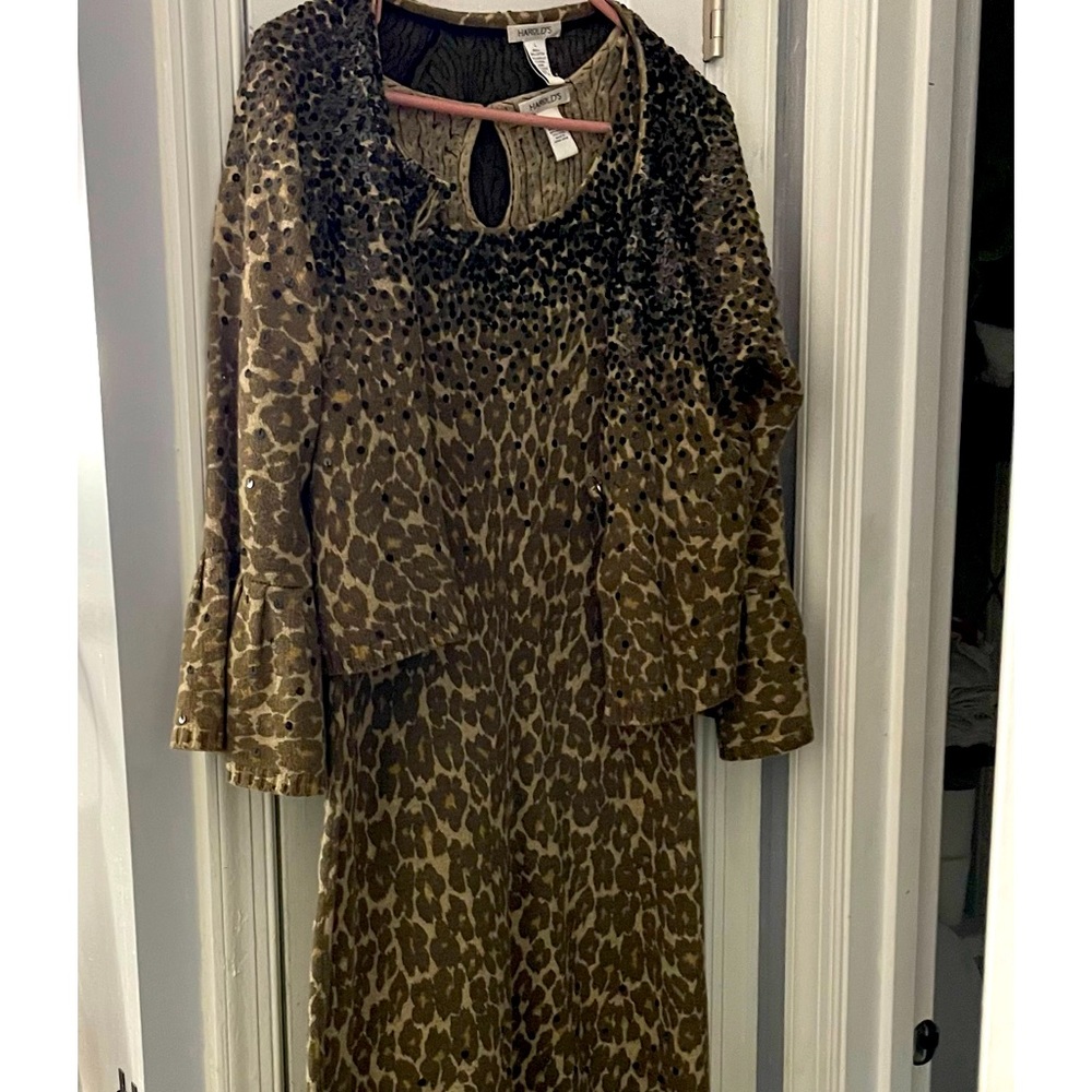 Harold’s Leopard Sweater Dress